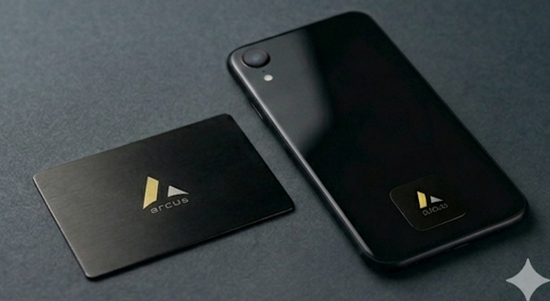 arcus Metal card  + シールセット